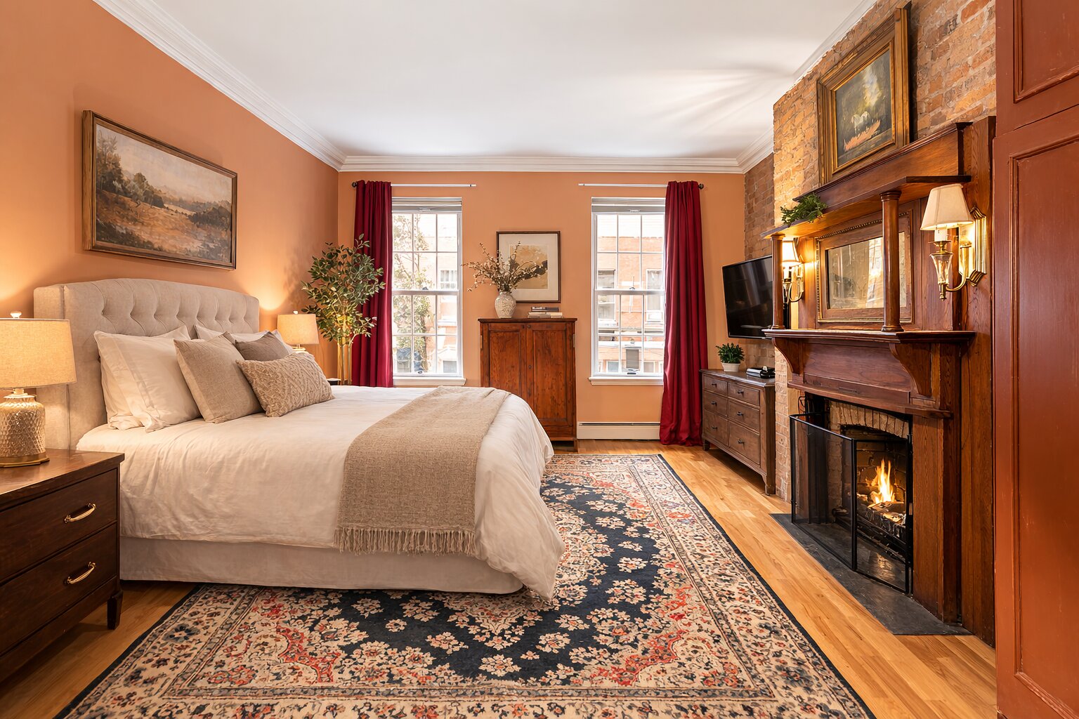 449½ second-floor rear bedroom