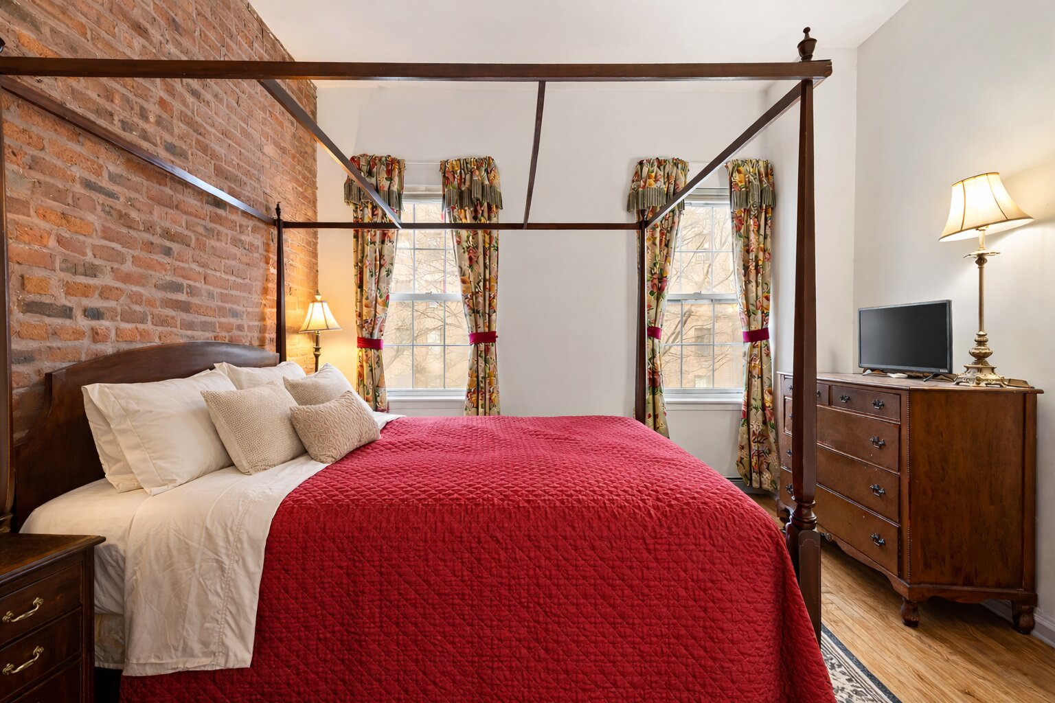 449½ top-floor rear bedroom